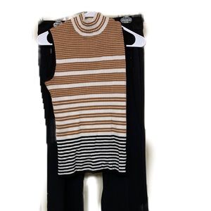 Cato Black and brown shirt with pants